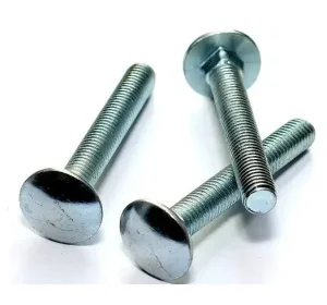 Болт меблевий Strong DIN603 цинк білий М6x40мм 10шт (2149076)