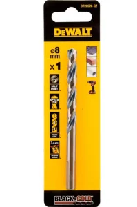 Cвердлo по металу DeWALT Extreme Bkack and Gold HSS-G 8x75x117мм (DT20526)