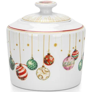 Цукорниця Fissman CHRISTMAS BALLS порцеляна 320 мл (16090)