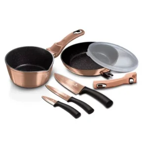 Набір посуду Berlinger Haus ROSE GOLD 6 предметів (7186-BH)
