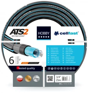 Шланг для поливу Cellfast Hobby садовий, діаметр 3/4 дюйма, довжина 50 м