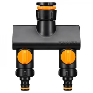 Тройник для крана Fiskars Comfort 2 выхода (1070577)