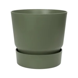 Горщик Elho Greenville round зелений 30см (332457)