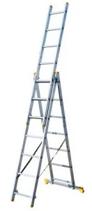 Сходи трисекційні розкладні MASTERTOOL 3x7 ступенів (79-1307)