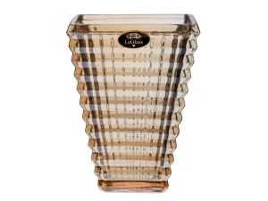 Фото ваза le glass амбер 14х10х6см (806-050)