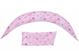 Фото подушка для беременных nuvita 10 в 1 dreamwizard розовая (nv7100pink)