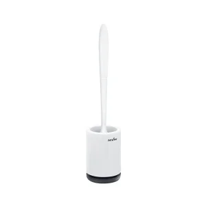 Фото ершик для унитаза настенный mvm bp-12 бело-черный (bp-12 white/black)