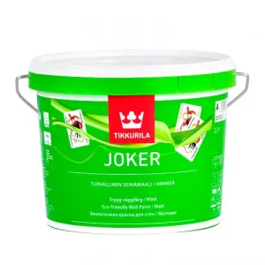 Краска для интерьера шелковисто-матовая Tikkurila Joker 2,7л