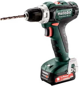Акумуляторний дриль шуруповерт Metabo 12В PowerMaxx BS 12 - 2х2.0Аг (Slide-in) (601036500)