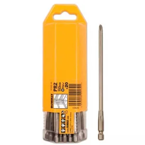Набір біт DeWALT з шлiцем Philips 2 для DCF6201, Philips, Ph2 , 153 мм, 20 шт (DT7207)
