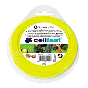 Леска для триммера Cellfast звезда 2,4мм/15м (35-021)