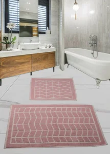 Фото набор ковриков для ванной diva wave pink 60x100+50x60см (dv_11007211)