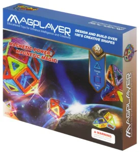 Фото конструктор магнитный magplayer 30 элементов (mpb-30)