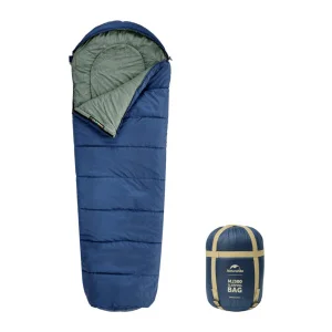 Спальник с капюшоном Naturehike MJ300 CNK2300SD014 темно-голубой (6976023923081)