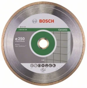 Диск алмазний Bosch Standard for Ceramic 250x30+25,40x1,6x7мм (2608602539)