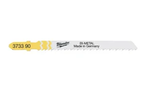 Полотна для лобзика по дереву Milwaukee T101BF 75мм крок зуба 4мм 5шт (4932373390)
