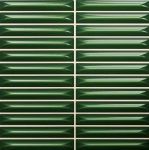 Плитка Ceramica Deseo Arrow Victorian Green 1,5x10 20х20см