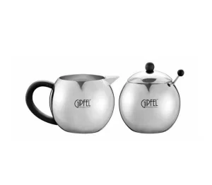 Набір цукорниця і молочник Gipfel Oreol 9,3х7см 14см 370мл (9833)