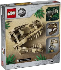 Фото конструктор lego jurassic world окаменелости динозавров: череп тиранозавра 577 деталей (76964)
