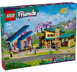 Фото конструктор lego friends семейные дома олли и пейсли 1126 деталей (42620)