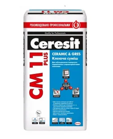 Клей для плитки Ceresit СМ 11 Ceramic & Gres Plus 5кг