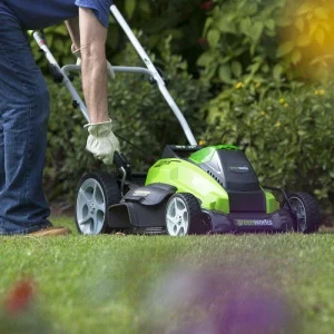 Газонокосилка аккумуляторная Greenworks G40LM45K4 с АКБ 4 Ah и ЗП (2500107UB)