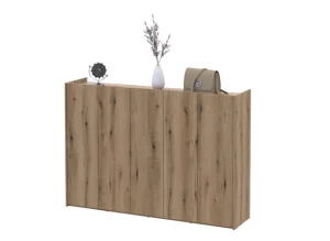 Тумба для взуття Doros Кассель Дуб Євок 5 ДСП 159х40х110 (41516218)