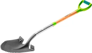 Лопата VERTO штыковая T-REX деревянная ручка 15G001