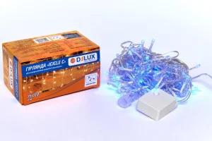 Гірлянда внутрішня Delux Icicle C 75LED IP20 синій 2х0,7м (90017984)