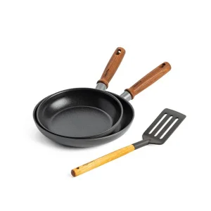 Набір сковорідок GreenPan Mayflower Pro, 20та24 см з керамічним покриттям та лопатка з прорізами (CC005408-001)