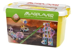 Фото конструктор магнитный magplayer 188 элементов (mpt2-188)
