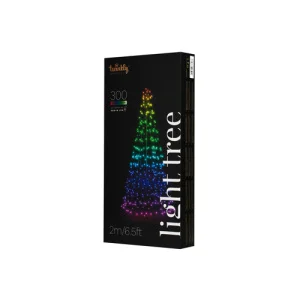 Фото гирлянда twinkly smart led light tree rgbw 300, gen ii, ip44 2м (twp300spp-beu)