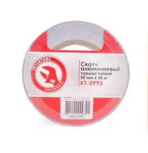 Скотч алюмінієвий термостійкий Intertool 50ммх50м (KT-0993)