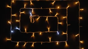 Гірлянда зовнішня Delux String 100LED IP44 EN жовтий 2x5м (90015188)