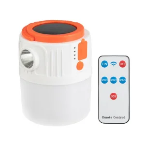 Ліхтар для кемпінгу Intertool Storm, сонячна панель LB-0214