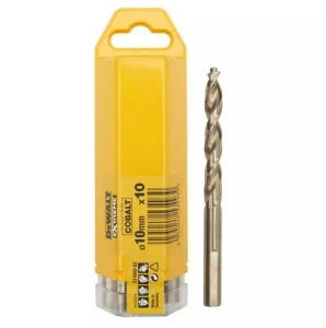 Свердло по металу DeWALT EXTREME INDUSTRIAL COBALT HSS-CO 10x84x133мм 10шт (DT4942)