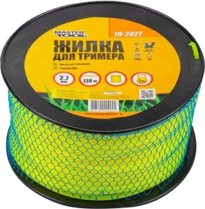 Волосінь для тріммера MasterTool квадрат 2,70мм/138м (19-2427)