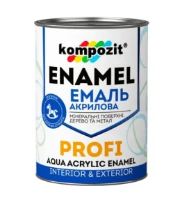 Емаль акрилова Kompozit PROFI база С глянсова 10л