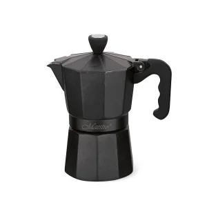 Кавоварка гейзерна Maestro Espresso Moka 450мл на 9 чашок (MR-1666-9-BLACK)