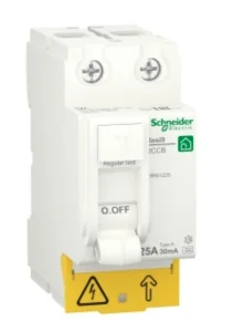 Пристрій захисного відключення Schneider R9R61225 2-п RESI9 25A А 30mA (R9R61225)