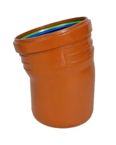 Коліно зовнішньої каналізації ASG Esterno 110мм кут 15 (6547876)