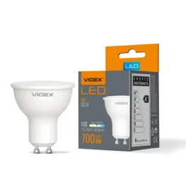 Фото лампа videx mr16e 8w gu10 4100k (vl-mr16e-08104)