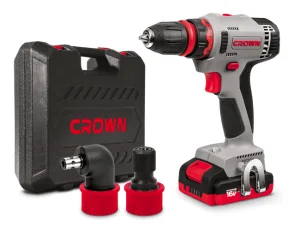 Дриль-шуруповерт акумуляторний CROWN CT21082HQ-2 BMC