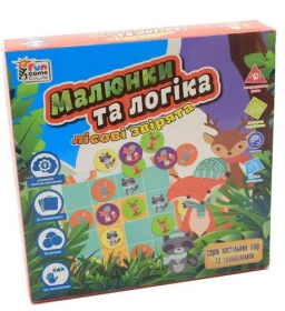 Фото настольная игра fun game лесные зверята ukb-b 0032 (278562)