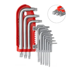 Набір ключів Г-подібних Intertool TORX Т10-Т50 9шт(HT-1821)