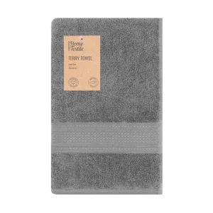 Фото полотенце махровое ardesto supersoft 70х140см серое (art2270slp)