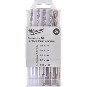 Набір бурів Milwaukee SDS-Plus Contractor 5шт (4932471242)