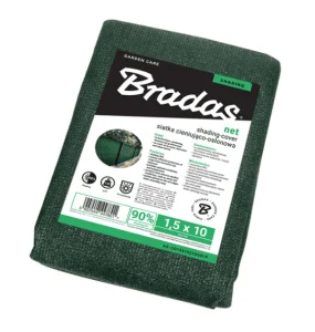 Сітка для затінення Bradas 90%, 135г/м2 1,5x10м (AS-CO13515010GR/P)