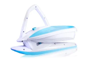 Фото санки plastkon skidrifter белые с голубым