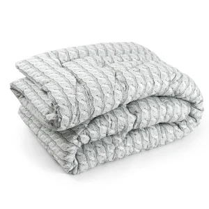 Фото одеяло руно 172х205см (р316.52_grey braid)